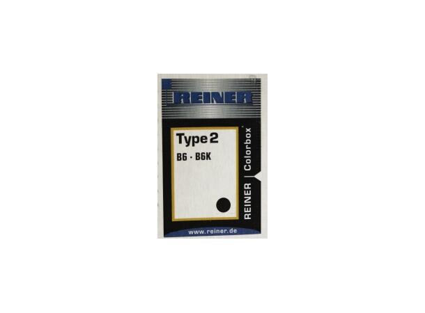 Stempelpute REINER for B6K-8 nummerstemp Sort 